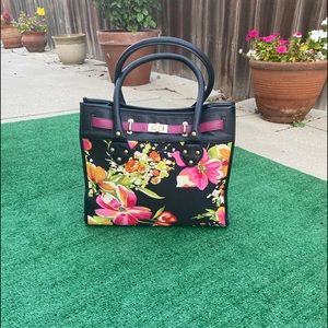 ALDO Black floral handbag